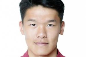 延边龙鼎球员鲁茸锴翥是中国男子足球三级职业联赛唯一的藏族球员