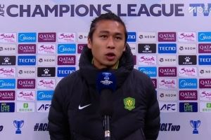  张玉宁：这场没有丢球可喜可贺；会朝小组出线的目标全力以赴